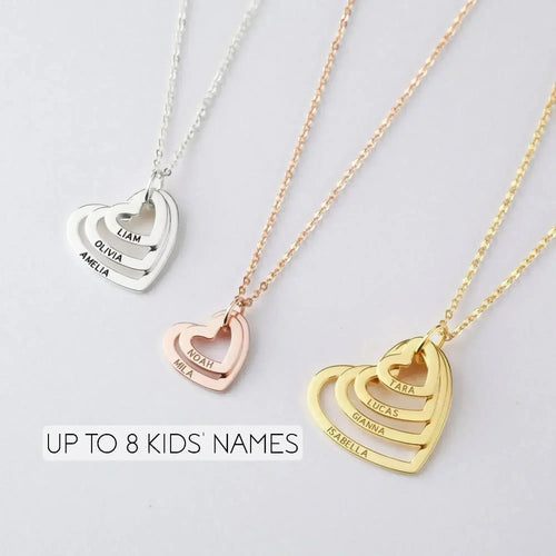 Personalized Heart Necklace